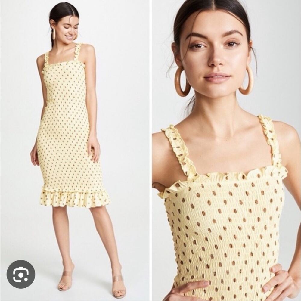 Faithfull the Brand Nadine Midi Dress NWT